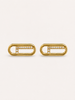 ÀMÌ Link Petite Stud Earrings in 18ct Gold