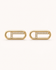 ÀMÌ Link Petite Stud Earrings in 9ct Gold