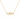ÀMÌ Single Link Necklace in 18ct yellow gold with natural diamonds, Petite size, DOLA fine jewellery